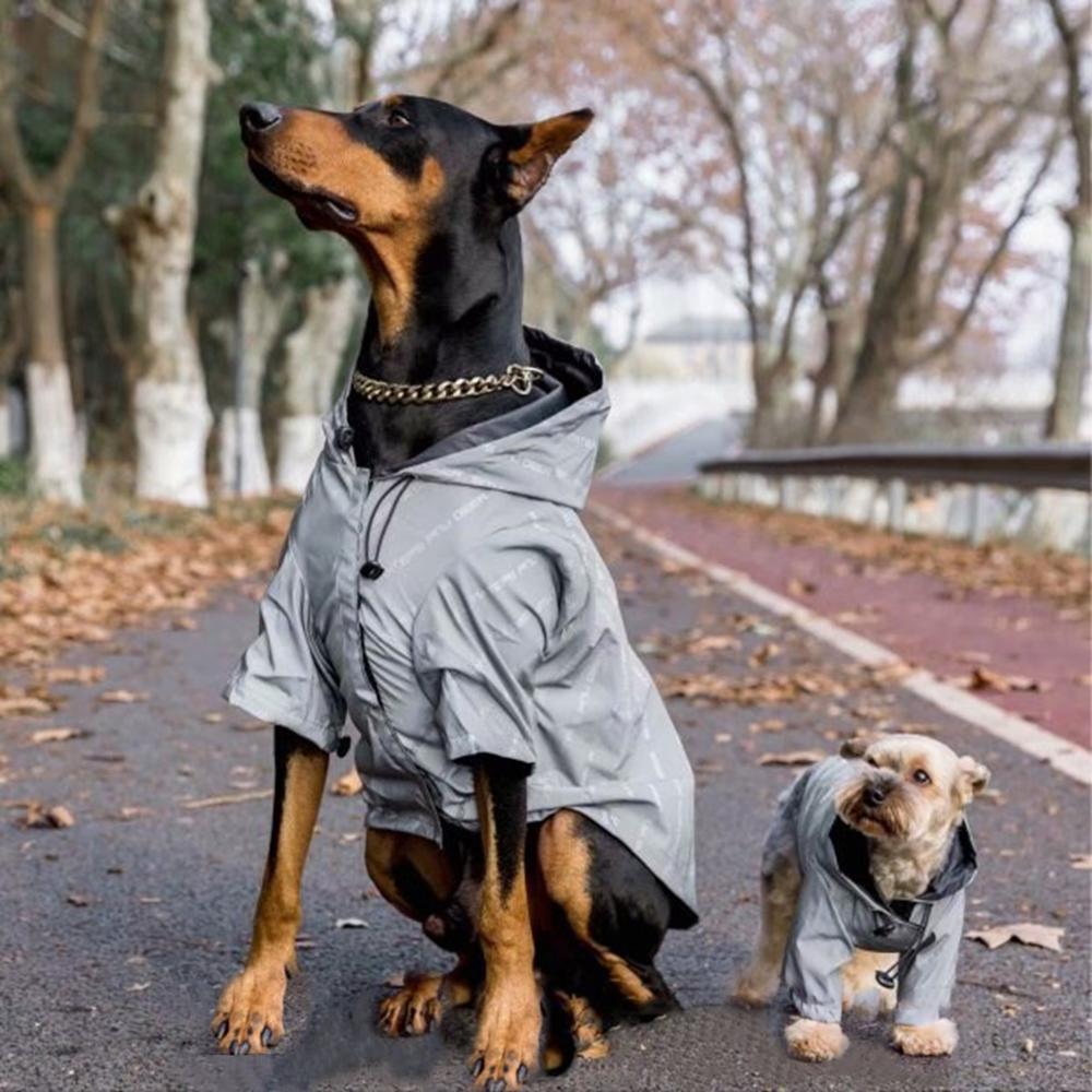 Weatherproof Reflective Dog Jacket - High-Visibility Safety Coat for Outdoor Adventures