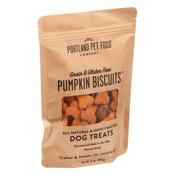 Pumpkin Biscuit Dog Treats - Premium 6 Pack (5 oz each)