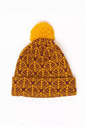 Crimson Glow Winter Hat - Cozy Fleece-Lined Beanie for Chilly Adventures