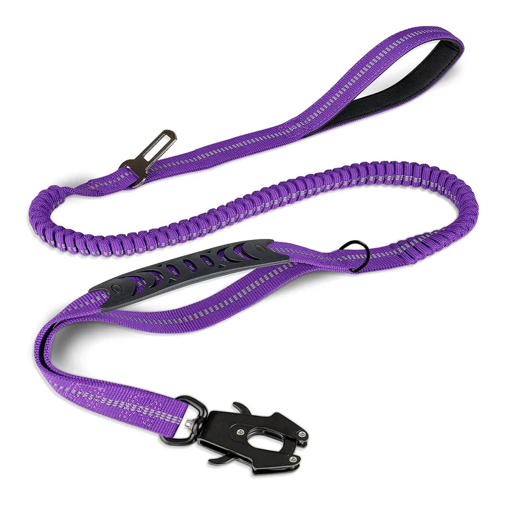 Bungee Leash - Reflective No-Pull Shock Absorbing Leash for Large Dogs