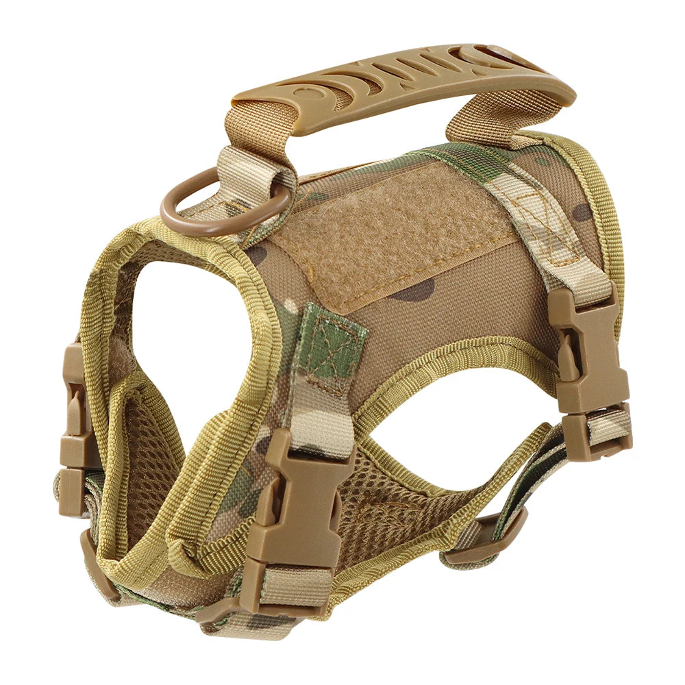 Escape-Proof Tactical Cat Harness with Control Handle - Adjustable Mesh Vest for Cats & Small Dogs
