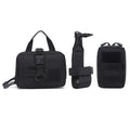 Tactical K9 Pack - 3-Piece MOLLE Harness Bag Set with Bottle Holder