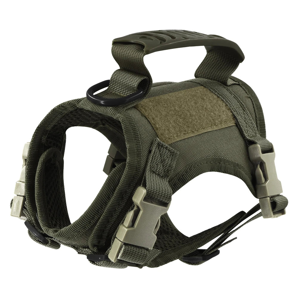 Escape-Proof Tactical Cat Harness with Control Handle - Adjustable Mesh Vest for Cats & Small Dogs