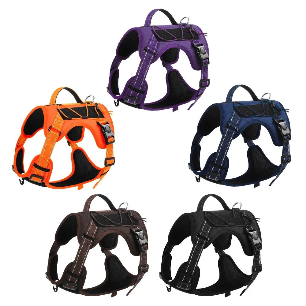 Adventure Harness - No-Pull Reflective Dog Harness for Trail Explorers