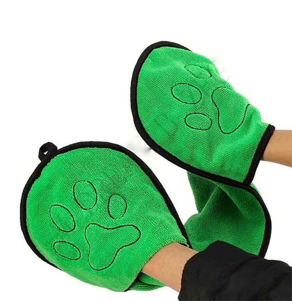 USA-Made 3-Pack Pet Grooming Bundle - Natural Shampoo, Paw Balm & Drying Towel