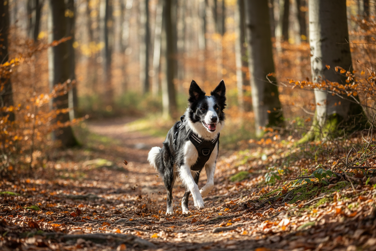 Border Collie Trail Running