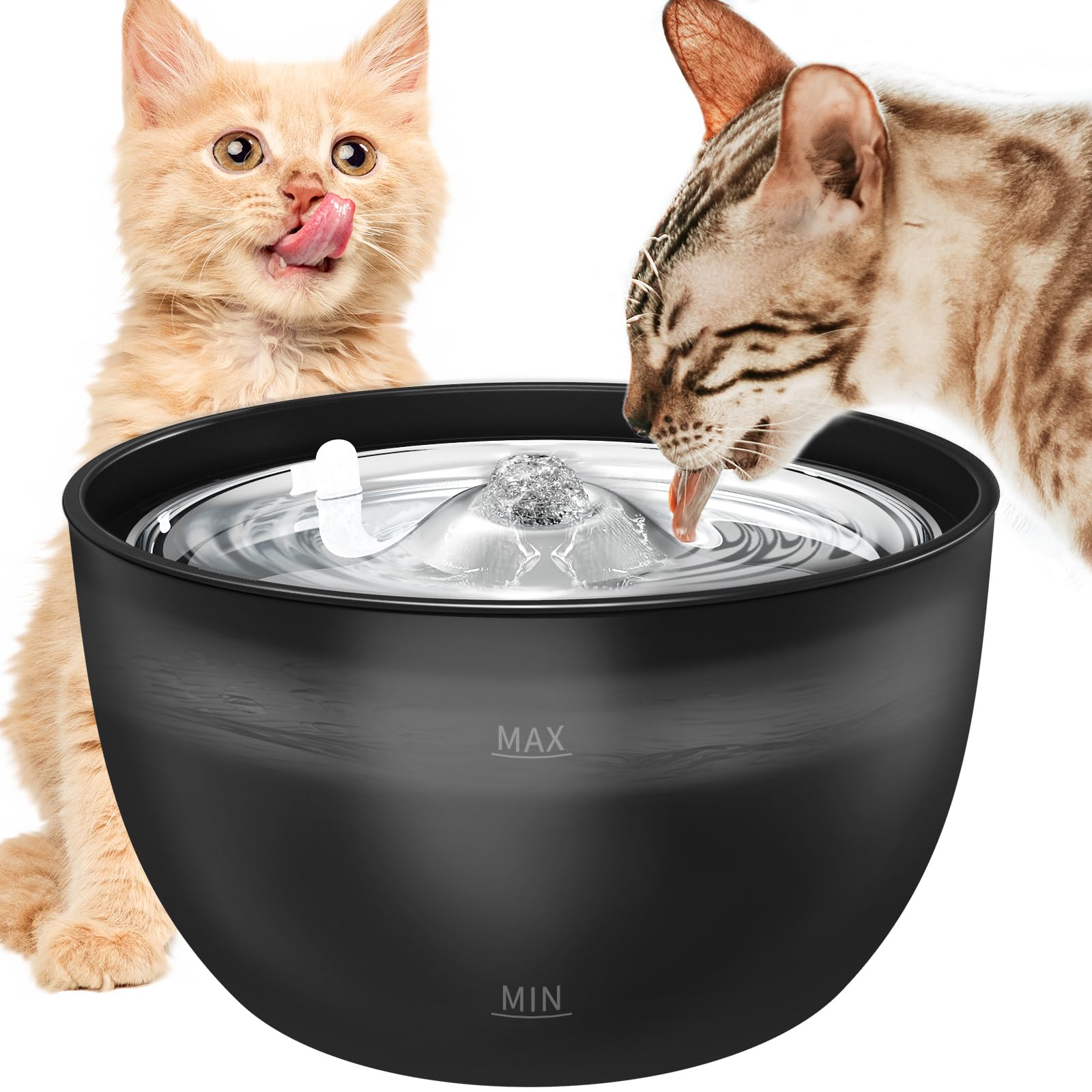 Cat Water Fountain - 102oz Stainless Steel Automatic Pet Water Dispenser