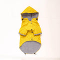 British Style Dog Raincoat - Waterproof Pet Jacket for Rainy Day Adventures